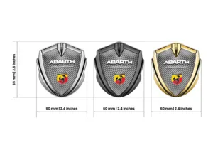 Fiat Abarth Emblem Silikon Abzeichen Anpassbar Kraft Design